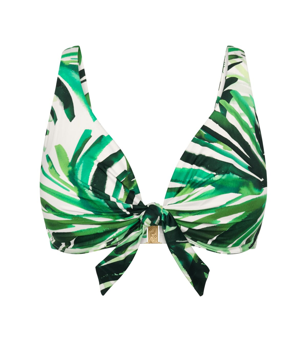 Top bikini escote profundo mujer