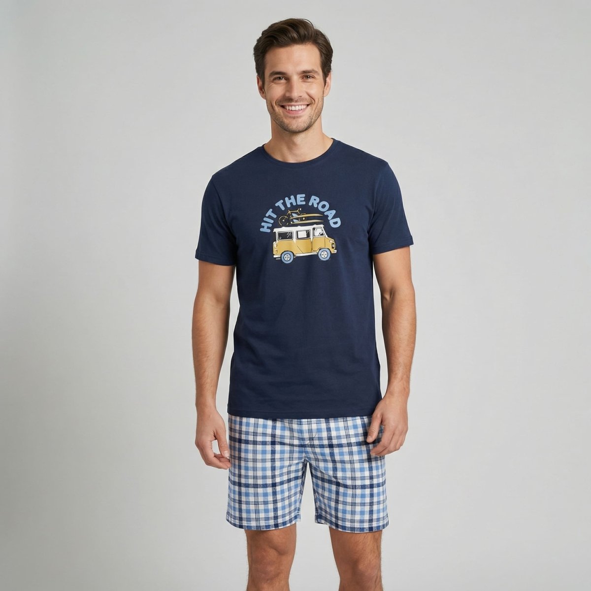 pijama corto de verano para hombre