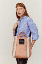 bolso mujer algodón color arcilla
