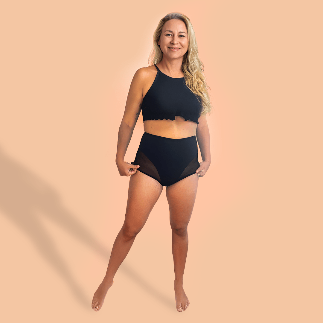braga menstrual Momi detalle tul lateral