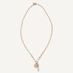 collar elegante bañado en oro ajustable