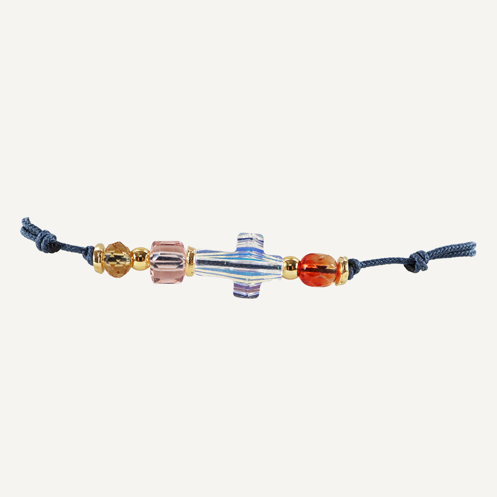 pulsera Swarovski ajustable vista muñeca
