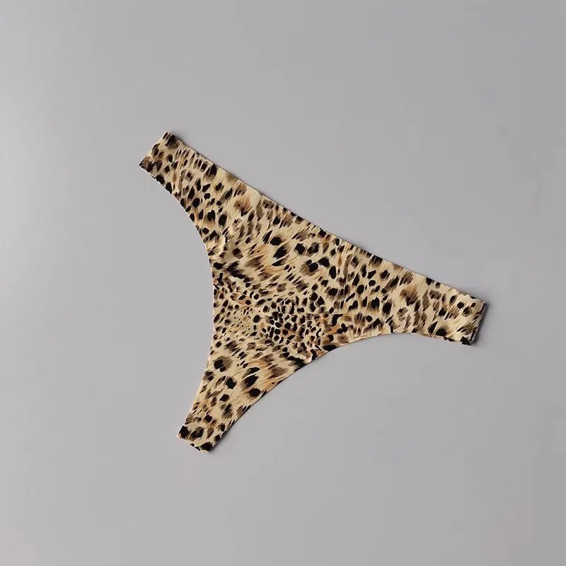 tanga mujer seamless estampado leopardo