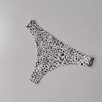tanga sin costuras leopardo plata