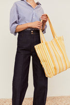 tote bag amarillo artesanal
